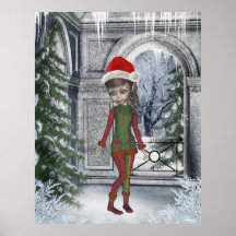 Elf Magic Home For Christmas Print