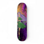 Elf On Board for the Ride Skateboard