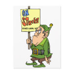 Elf On Strike postcards