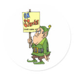 Elf On Strike stickers