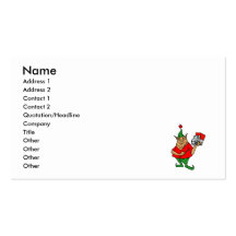 elf painting truck business card templates