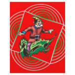 Elf Sitting On Christmas Tree flyers