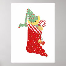 Elf Stocking Posters