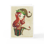 Elfie Christmas Greeting Card