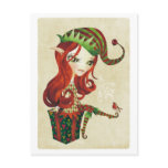 Elfie Christmas Greeting Postcards
