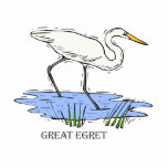 Elgin Egret photo sculptures