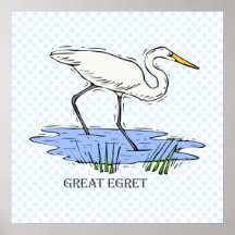 Elgin Egret Print