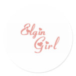 Elgin Girl tee shirts stickers