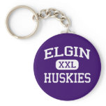 Elgin - Huskies - Elgin High School - Elgin Oregon keychains