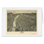Elgin, IL Panoramic Map - 1880 cards