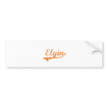 Elgin Illinois Classic Design bumper stickers