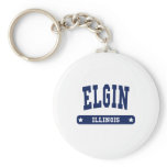 Elgin Illinois College Style tee shirts keychains