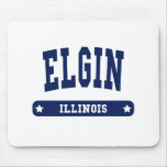 Elgin Illinois College Style tee shirts mousepads