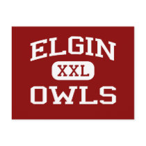 Elgin - Owls - Elgin High School - Elgin Oklahoma Postcards