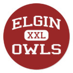 Elgin - Owls - Middle School - Elgin Oklahoma stickers