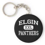 Elgin - Panthers - High - Elgin North Dakota keychains