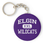 Elgin - Wildcats - Elgin High School - Elgin Texas keychains