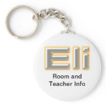 Eli Name Tag Key Chain keychains