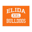 Elida - Bulldogs - Elida High School - Elida Ohio postcards