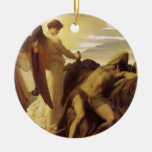 Elijah in Wilderness by Leighton, Victorian Art Ornament