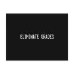 eliminate grades postcards