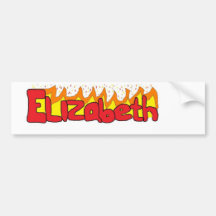 Elizabeth 3 bumper stickers