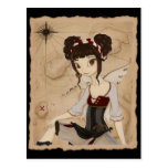 Elizabeth - Fairy pirate postcard