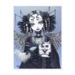 Elizabeth Gothic Victorian Persian Cat Angel postcards