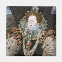 Elizabeth I Portrait Refrigerator Magnet