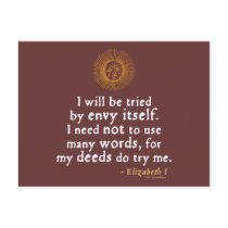 Elizabeth I Quote about Judgement