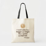 Elizabeth I Quote about Marriage Canvas Bag