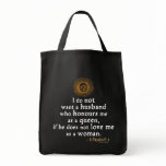 Elizabeth I Quote on Husbands bags