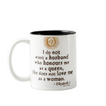 Elizabeth I Quote on Husbands mugs