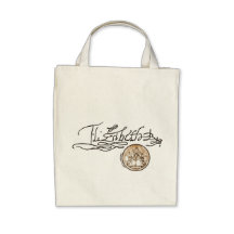 Elizabeth I Signature (Version 1) Canvas Bag