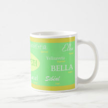 Elizabeth International Name Mug