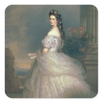 Elizabeth of Bavaria Square Stickers