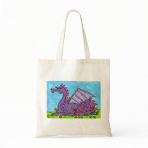 Elizabeth the Dragon Canvas Bags