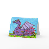 Elizabeth the Dragon Greeting Cards