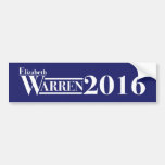 Elizabeth Warren 2016 bumper sticker