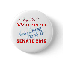 Elizabeth Warren for Senate 2012 Pinback Button