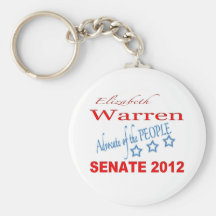 Elizabeth Warren for Senate 2012 Keychain
