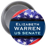 Elizabeth WARREN US Senate Campaign Button