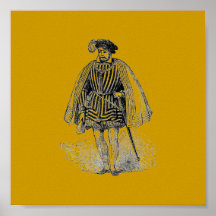 Elizabethan Fashion Poster