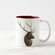 Elk Buck Two Tone Mug