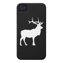 Elk Silhouette Case-Mate iPhone 4 Cases