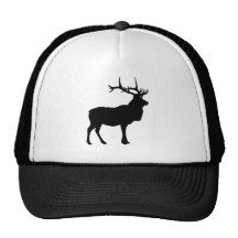 Elk Silhouette Mesh Hats