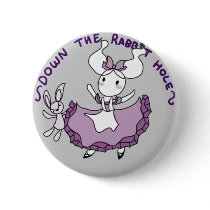 Elle in Wonderland Button