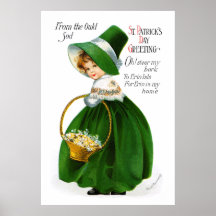 Ellen Clapsaddle's St-Patricks-Day Girl Poster