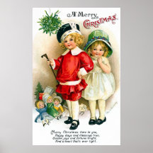 Ellen H. Clapsaddle: Boy and Girl with Toys Posters