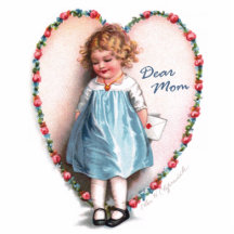 Ellen H. Clapsaddle: Dear Mum Cut Out